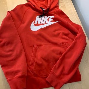 Mens Red Nike Hoodie